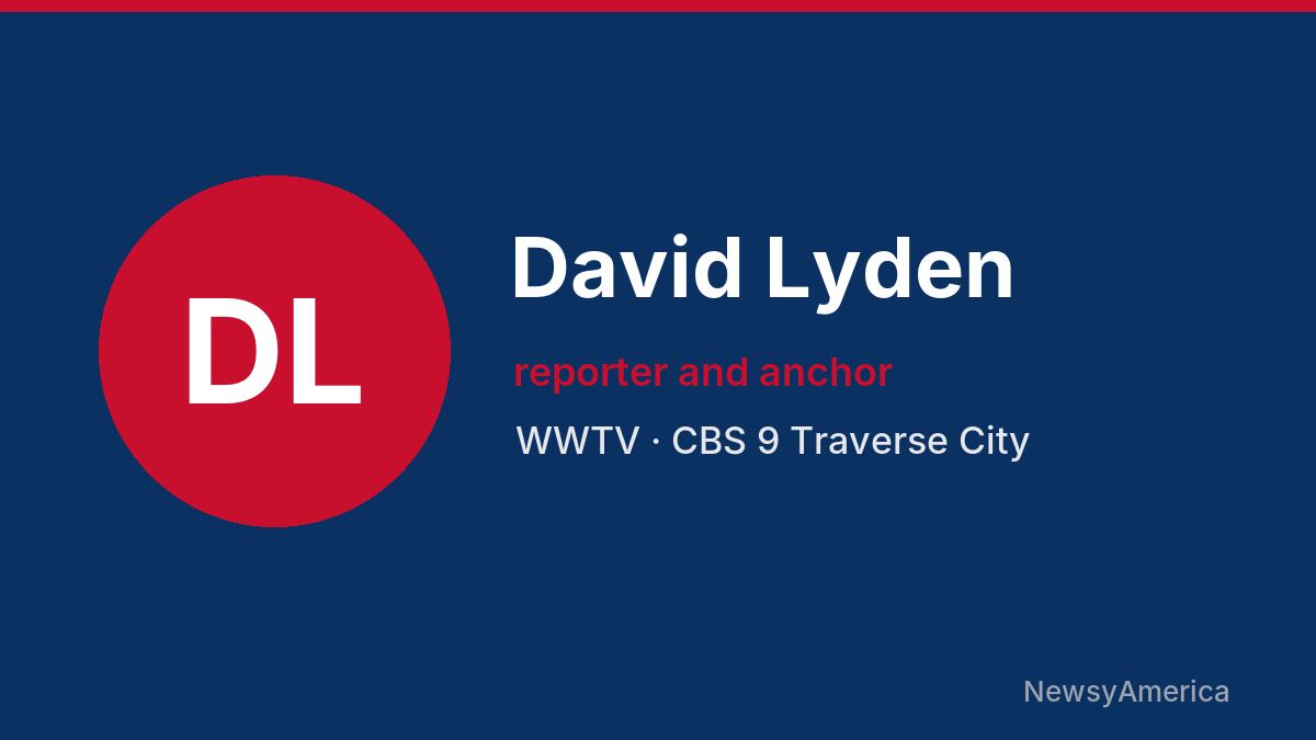 David Lyden – WWTV, Traverse City
