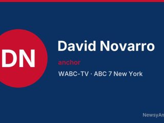 David Novarro, anchor, WABC-TV