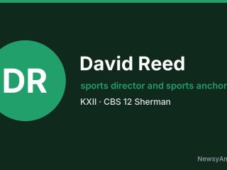 David Reed, sports director and sports anchor, KXII