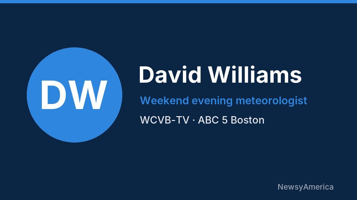 David Williams – WCVB-TV, Boston