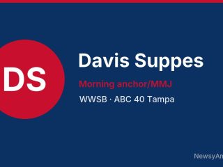 Davis Suppes, Morning anchor/MMJ, WWSB