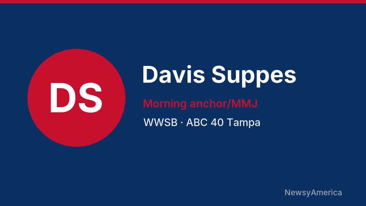 Davis Suppes – WWSB, Tampa