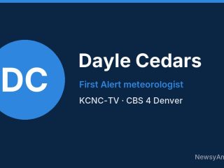 Dayle Cedars, First Alert meteorologist, KCNC-TV