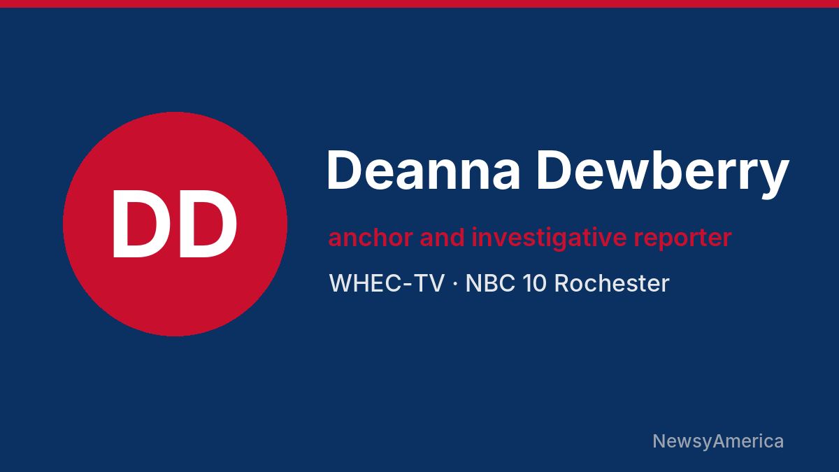 Deanna Dewberry – WHEC-TV, Rochester