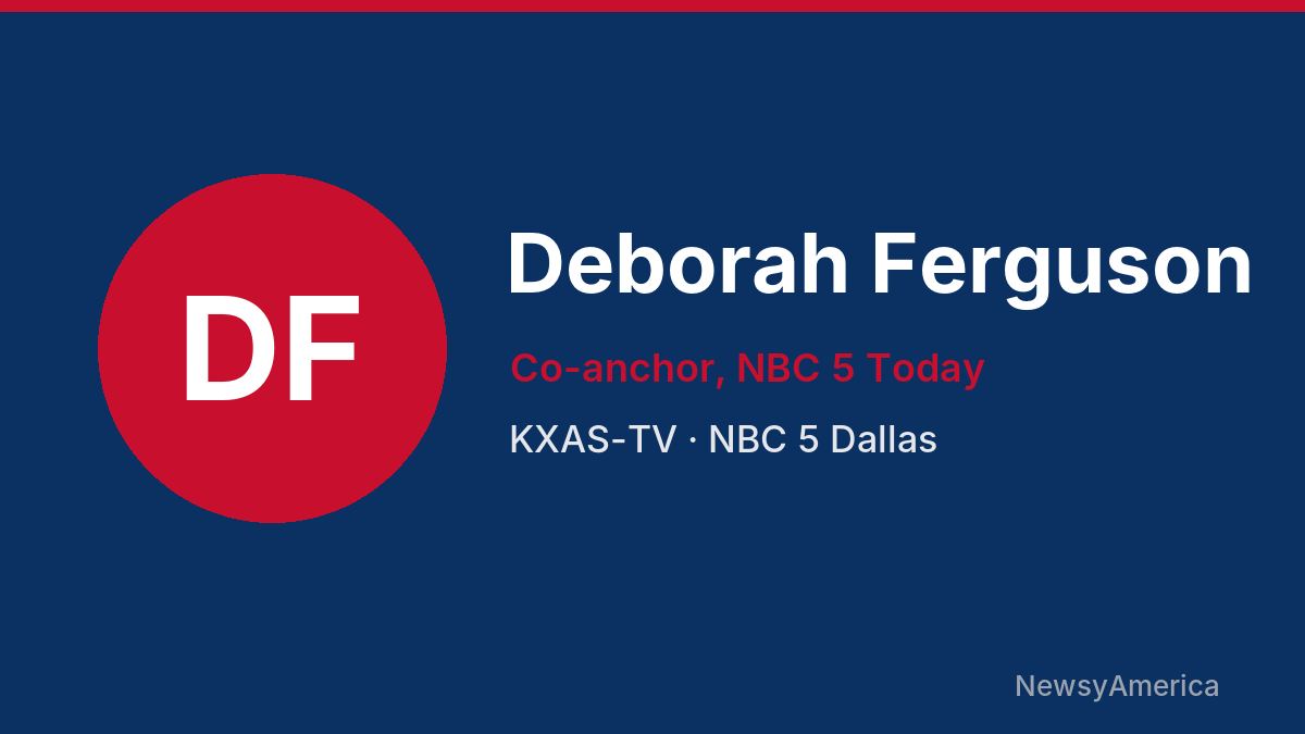 Deborah Ferguson – KXAS-TV, Dallas