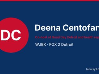 Deena Centofanti, Co-host of Good Day Detroit and health reporter, WJBK