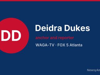 Deidra Dukes, anchor and reporter, WAGA-TV