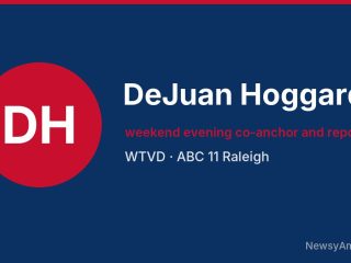 DeJuan Hoggard, weekend evening co-anchor and reporter, WTVD