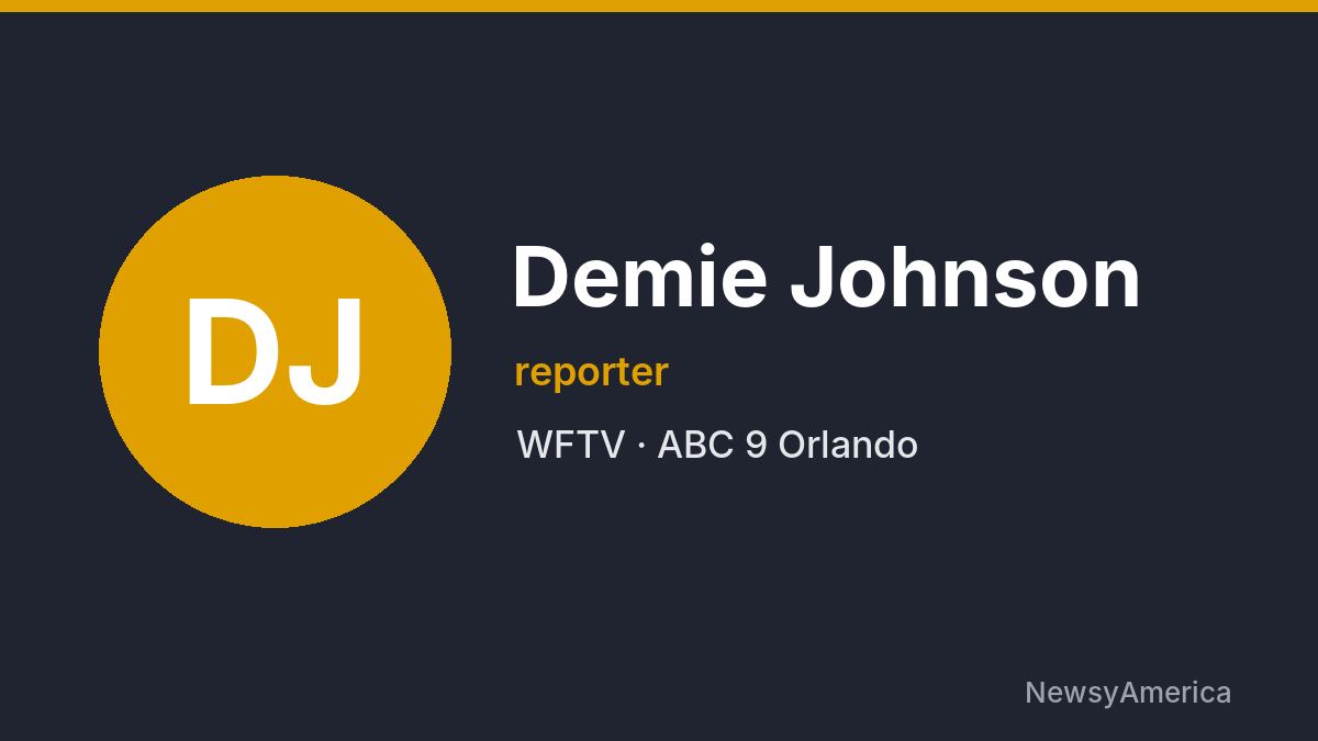 Demie Johnson – WFTV, Orlando