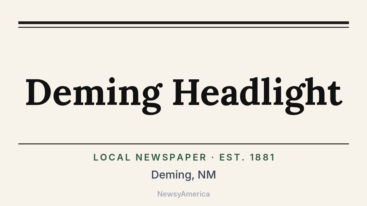 Deming Headlight – New Mexico