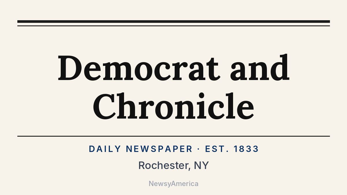 Democrat and Chronicle – Rochester, NY
