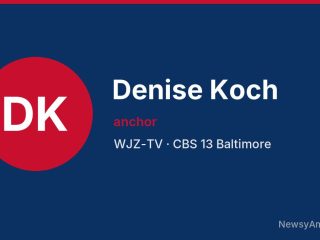 Denise Koch, anchor, WJZ-TV