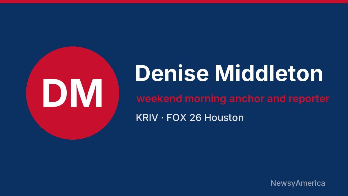 Denise Middleton – KRIV, Houston