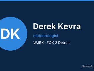 Derek Kevra, meteorologist, WJBK