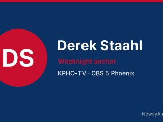 Derek Staahl, Weeknight anchor, KPHO-TV