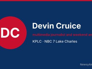 Devin Cruice, multimedia journalist and weekend anchor, KPLC
