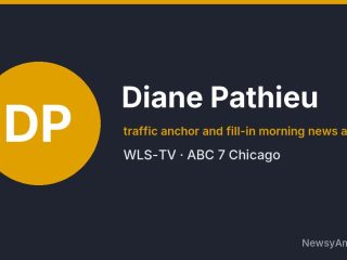 Diane Pathieu, traffic anchor and fill-in morning news anchor, WLS-TV