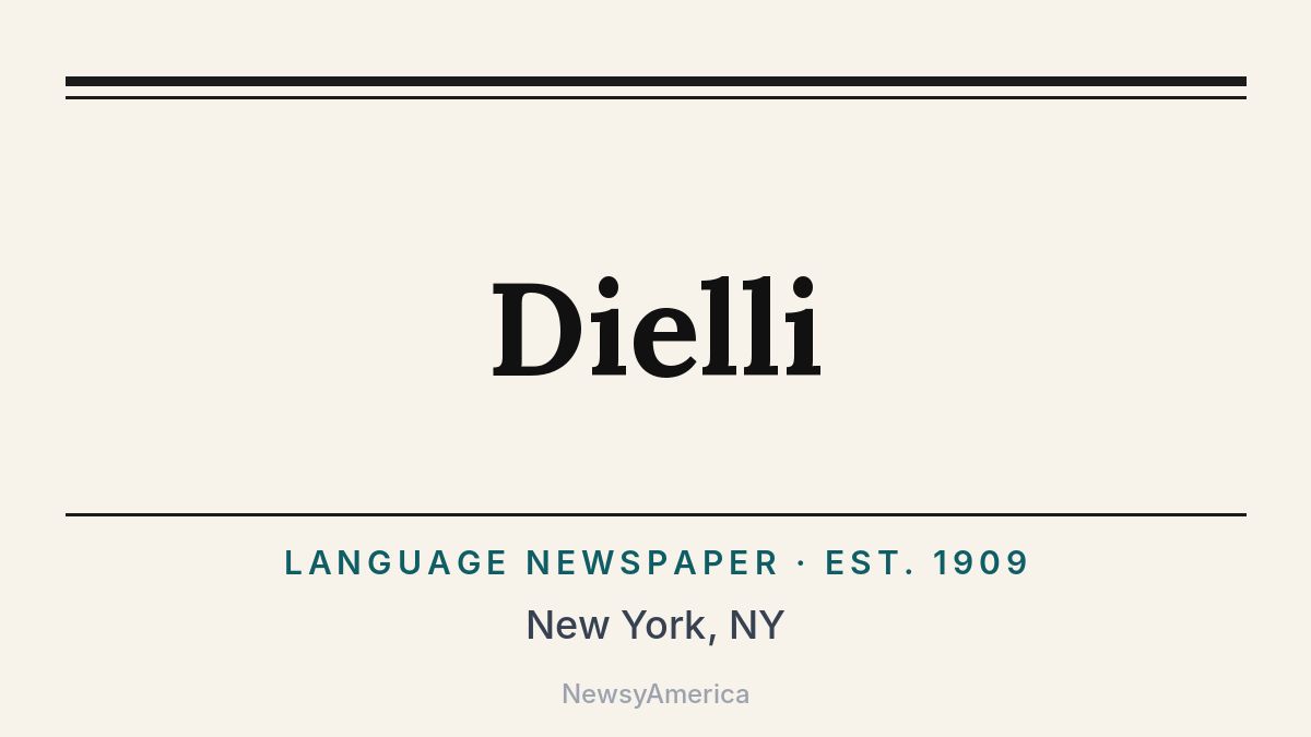 Dielli – New York, NY