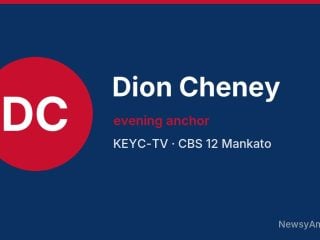 Dion Cheney, evening anchor, KEYC-TV