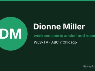 Dionne Miller, weekend sports anchor and reporter, WLS-TV