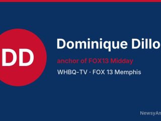 Dominique Dillon, anchor of FOX13 Midday, WHBQ-TV