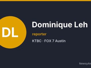 Dominique Leh, reporter, KTBC