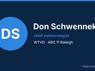 Don Schwenneker, chief meteorologist, WTVD