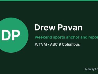 Drew Pavan, weekend sports anchor and reporter, WTVM