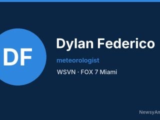 Dylan Federico, meteorologist, WSVN
