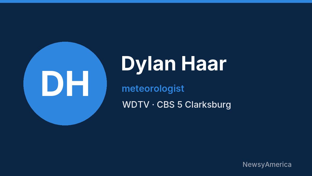 Dylan Haar – WDTV, Clarksburg