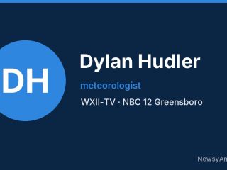Dylan Hudler, meteorologist, WXII-TV
