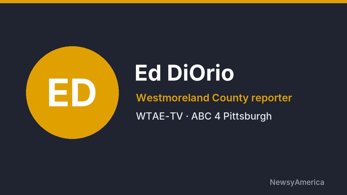 Ed DiOrio – WTAE-TV, Pittsburgh