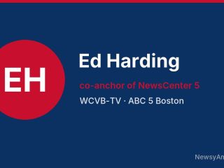 Ed Harding, co-anchor of NewsCenter 5, WCVB-TV