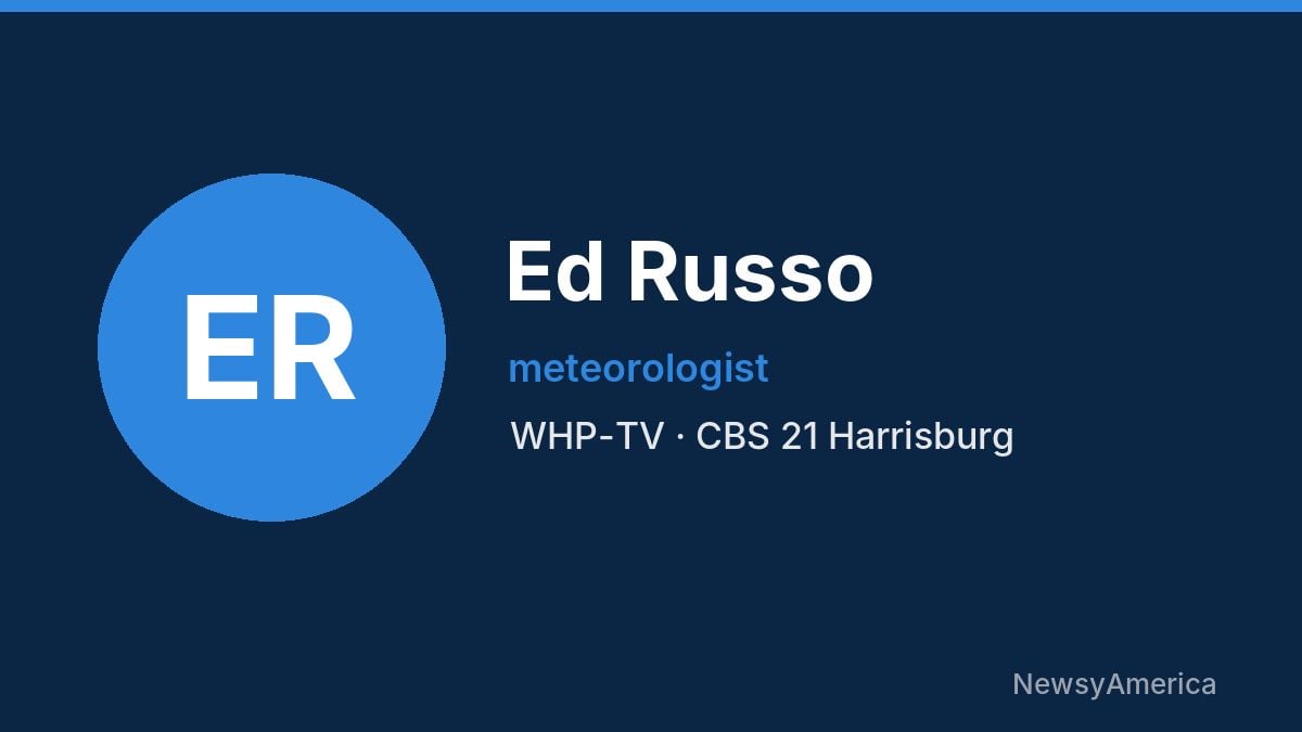 Ed Russo – WHP-TV, Harrisburg