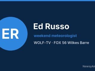 Ed Russo, weekend meteorologist, WOLF-TV
