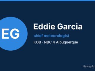 Eddie Garcia, chief meteorologist, KOB
