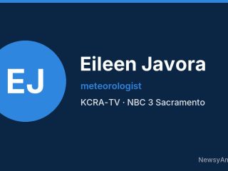 Eileen Javora, meteorologist, KCRA-TV