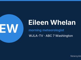 Eileen Whelan, morning meteorologist, WJLA-TV