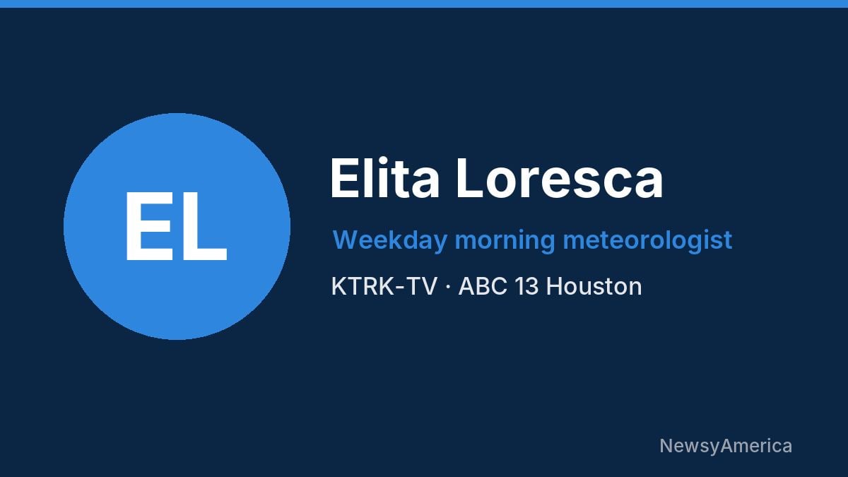 Elita Loresca – KTRK-TV, Houston