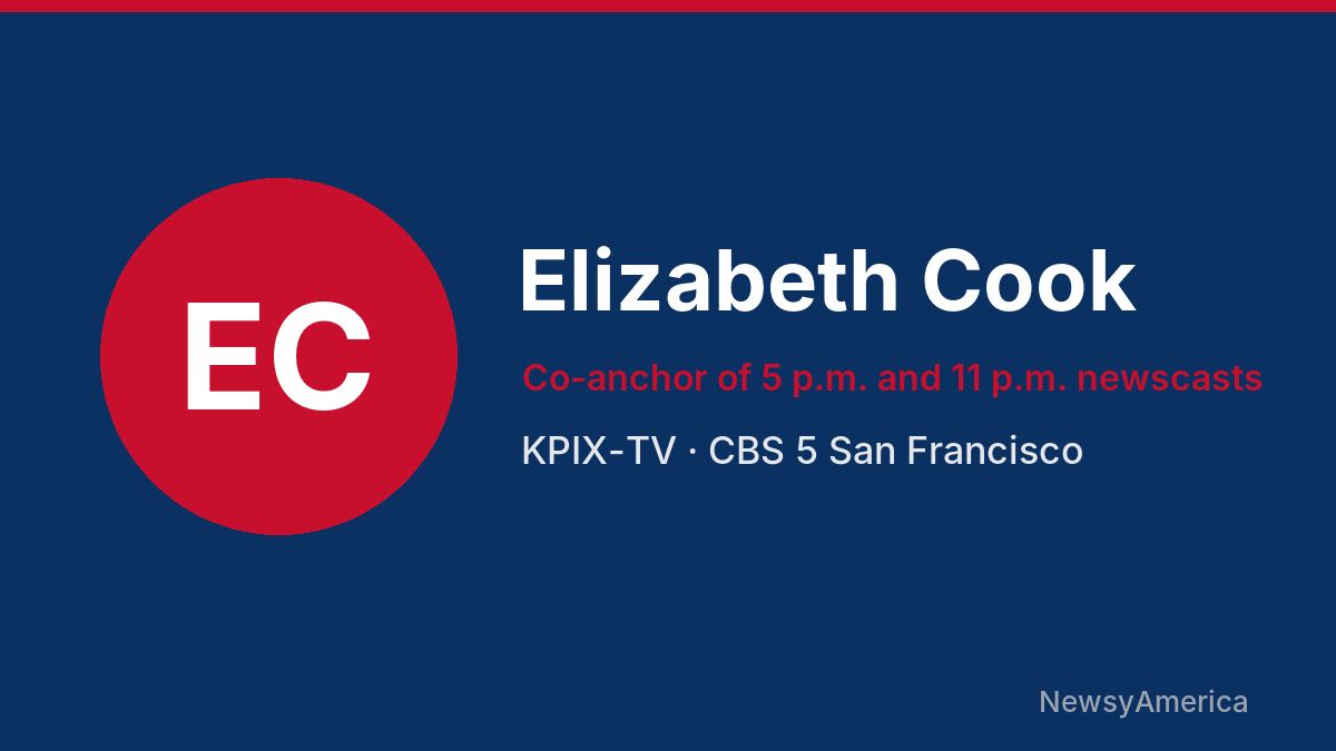 Elizabeth Cook – KPIX-TV, San Francisco