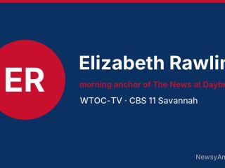 Elizabeth Rawlins, morning anchor of The News at Daybreak, WTOC-TV