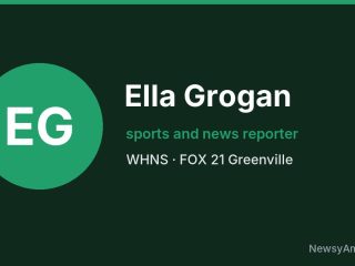 Ella Grogan, sports and news reporter, WHNS