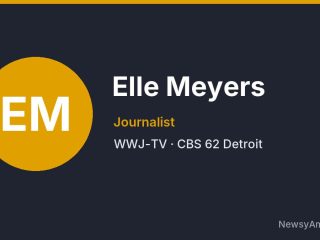 Elle Meyers, Journalist, WWJ-TV