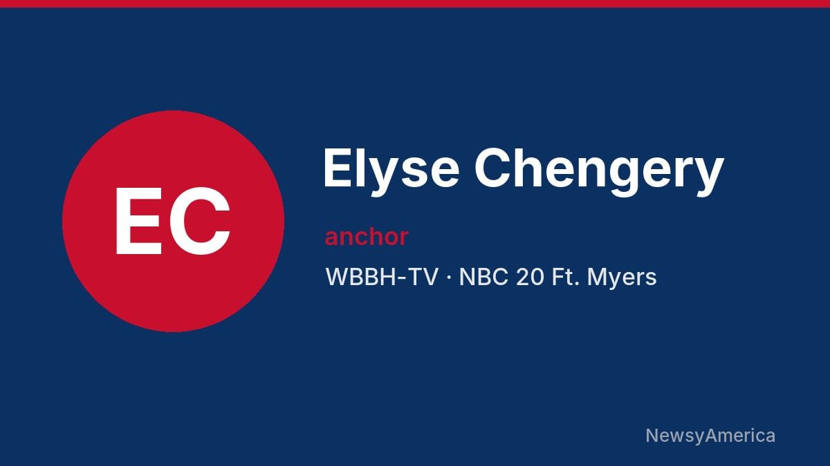 Elyse Chengery – WBBH-TV, Ft. Myers