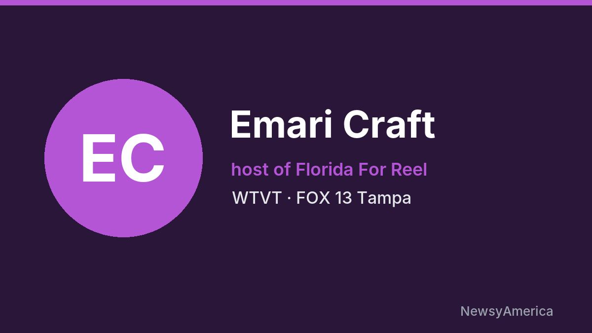Emari Craft – WTVT, Tampa