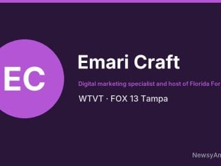 Emari Craft, Digital marketing specialist and host of Florida For Reel, WTVT