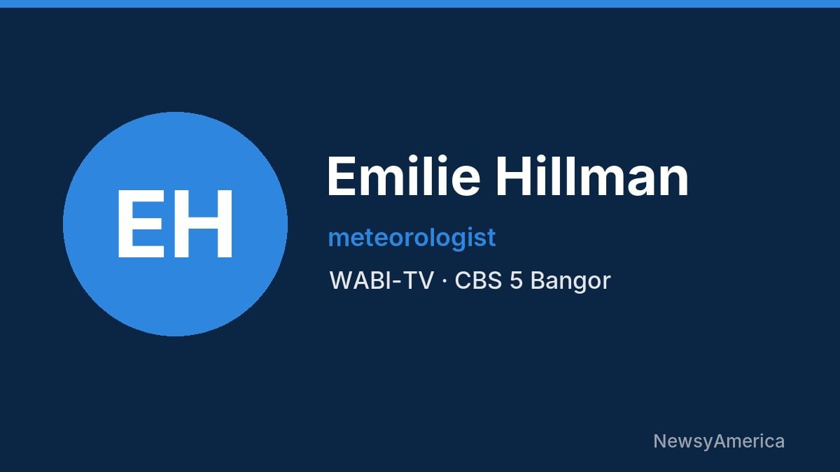 Emilie Hillman – WABI-TV, Bangor