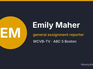 Emily Maher, general assignment reporter, WCVB-TV