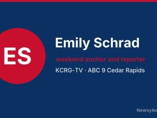 Emily Schrad, weekend anchor and reporter, KCRG-TV