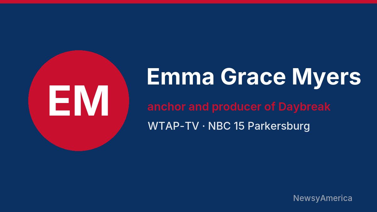 Emma Grace Myers – WTAP-TV, Parkersburg